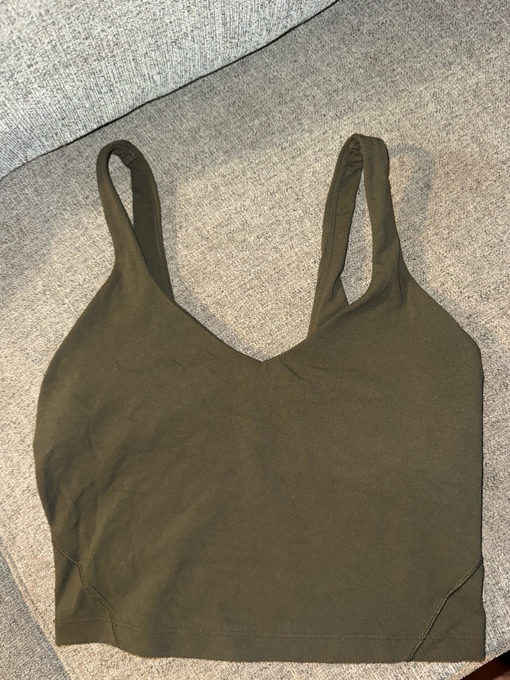 LULULEMON ALIGN TANK olive green